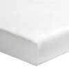 Drap Housse Blanc 100% Coton Bonnet 30 Cm