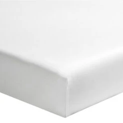Drap Housse Bébé Cododo Percale Bonnet 10 Cm 50x85 -Lematelas Soldes Boutique drap housse percale blanc fond blanc 2 1