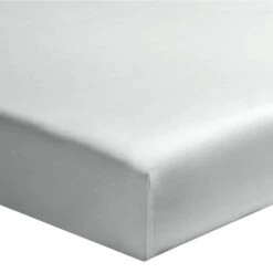 Drap Housse Bébé Bleu Glacier Percale Bonnet 15 Cm