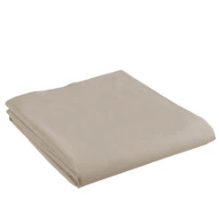 Drap Plat Biolina En Coton Biologique -Lematelas Soldes Boutique drap plat biolina taupe fond blanc 1 2