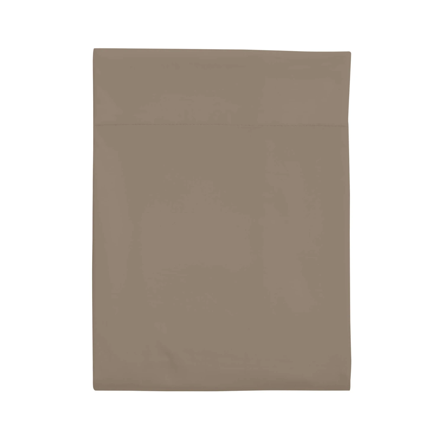 Drap Plat Taupe 100% Coton Biologique 1 Drap Plat Taupe 100% Coton Biologique