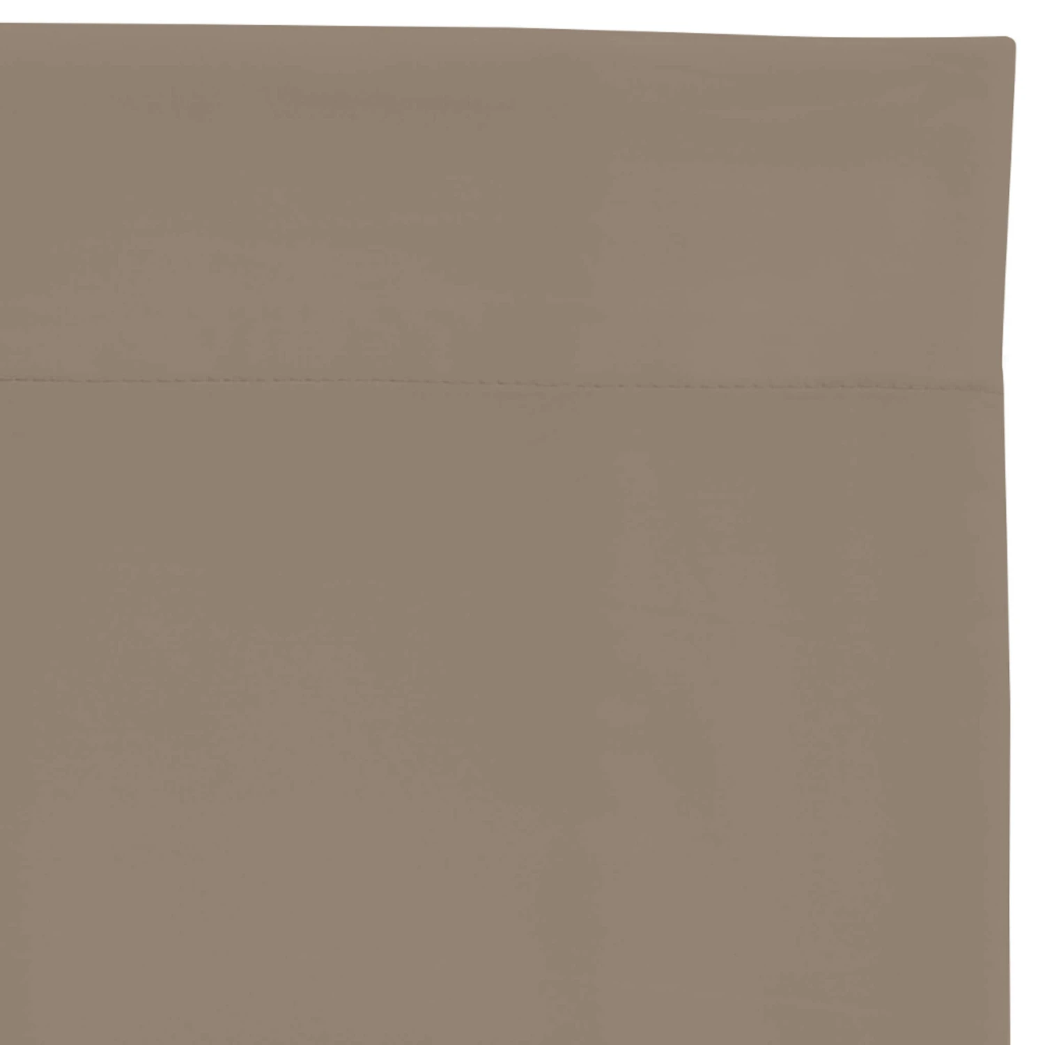 Drap Plat Taupe 100% Coton Biologique 2 Drap Plat Taupe 100% Coton Biologique – Image 2