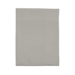 Drap Plat 100% Coton Gris Mastic