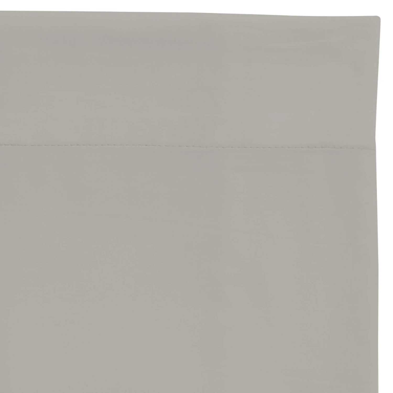 Drap Plat 100% Coton Gris Mastic 2 Drap Plat 100% Coton Gris Mastic – Image 2