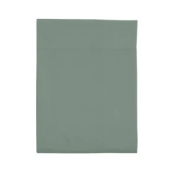 Drap Plat 100% Coton Vert De Gris
