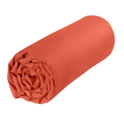 Drap Housse Bébé 100% Coton Bio 60x120 -Lematelas Soldes Boutique draps housses coton bio brique fond blanc