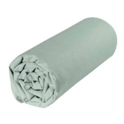 Drap Housse Bébé 100% Coton Bio 60x120 -Lematelas Soldes Boutique draps housses coton bio celadon fond blanc