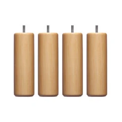 4 Pieds Cylindriques Bois -Lematelas Soldes Boutique dtlmcy55200be00x4 fond blanc 1 3