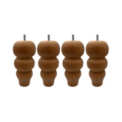 4 Pieds Romantique Bois 17 Cm -Lematelas Soldes Boutique dtlmro80170be02x4 fond blanc