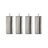 4 Pieds Cylindriques Inox