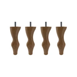 4 Pieds Louis XV Bois 15 Cm -Lematelas Soldes Boutique dtlmxv53150be00x4 fond blanc