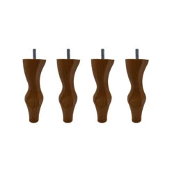 4 Pieds Louis XV Bois 15 Cm -Lematelas Soldes Boutique dtlmxv53150be02x4 fond blanc