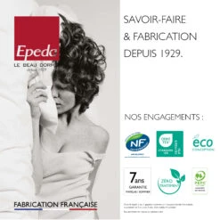 Matelas Epeda Ressorts Ensachés, Cachemire Et Soie Beau Séjour -Lematelas Soldes Boutique e de 2023 vignette 733x733 engagement eco 4