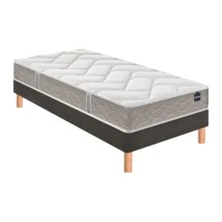 Ensemble Matelas Bultex Primo, Sommier Vigoroso Et Pieds Back To Basics -Lematelas Soldes Boutique ens bultex backtobasic 90x 3 4 fond blanc