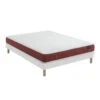 Ensemble Matelas Couchage Latex, Sommier Lune Et Pieds Crépuscule 400 - SOMEO
