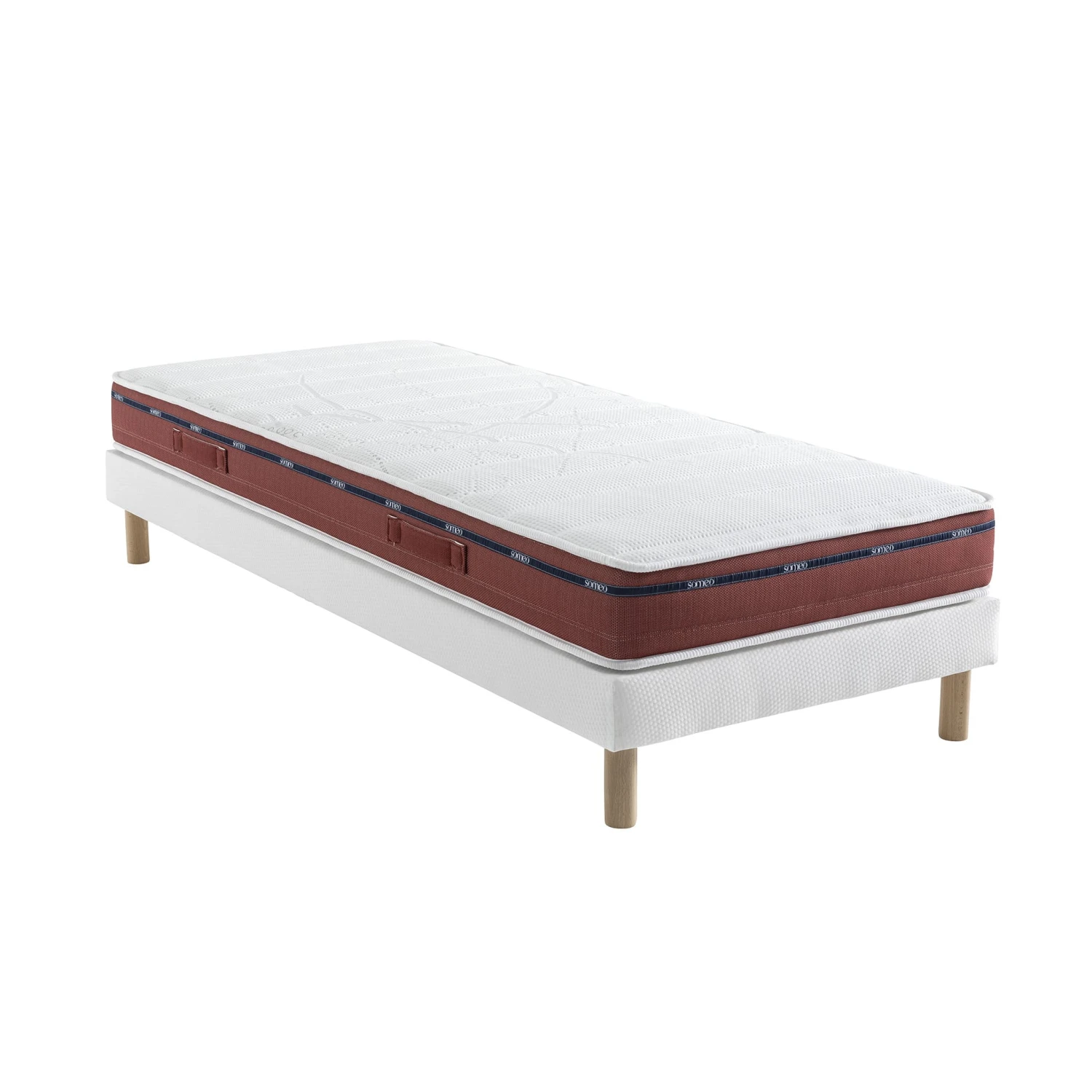 Ensemble Matelas 100% Latex, Sommier Lune Et Pieds Crépuscule 500 - SOMEO 9 Ensemble Matelas 100% Latex, Sommier Lune Et Pieds Crépuscule 500 - SOMEO – Image 9