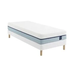 Ensemble Matelas Mémoire De Forme, Sommier Constellation Et Pieds Songe 600 - SOMEO -Lematelas Soldes Boutique ens songe 600 rio grande 90x 3 4 fond blanc