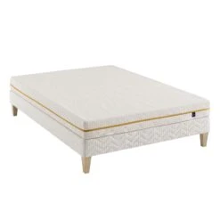 Ensemble Matelas Mousse Recyclée, Sommier Et Pieds Aube 400 - SOMEO