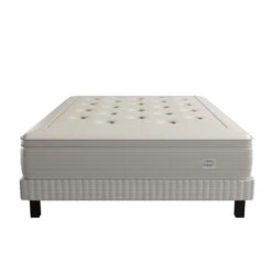 Ensemble Simmons 651 Ressorts Ensachés + Mousse Mémoire De Forme SW6 12 Ensemble Simmons 651 Ressorts Ensachés + Mousse Mémoire De Forme SW6 -Lematelas Soldes Boutique ensemblesw6 matelas sommier face fond blanc