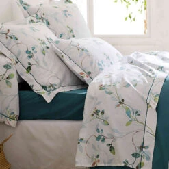 Parure De Lit Percale Flâner Jade - Tradilinge -Lematelas Soldes Boutique flanerjadezoom1