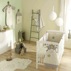 Gigoteuse Bébé 4 Saisons Coton Bio Pluie D'étoiles -Lematelas Soldes Boutique gigoteuse b b 4 saisons pluie d toiles 1 2