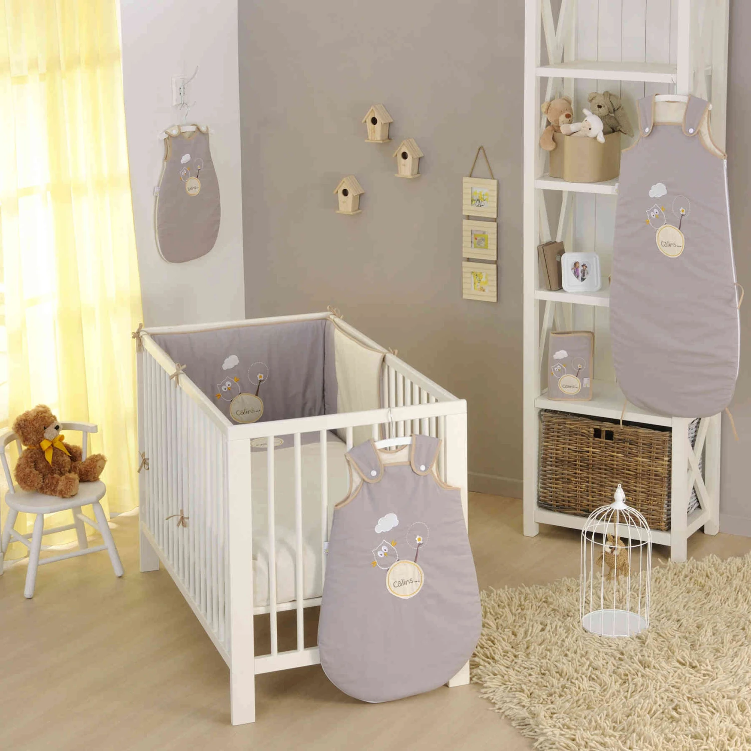 Gigoteuse Bébé 4 Saisons Coton Bio Chouette 4 Gigoteuse Bébé 4 Saisons Coton Bio Chouette – Image 4