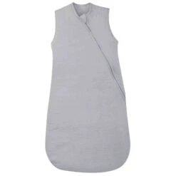 Gigoteuse Bébé été Double Gaze De Coton Bio 6/24 Mois 14 Gigoteuse Bébé été Double Gaze De Coton Bio 6/24 Mois -Lematelas Soldes Boutique gigoteuse gris perle fond blanc 3