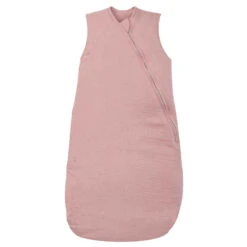 Gigoteuse Bébé Hiver Double Gaze De Coton Bio 6/24 Mois -Lematelas Soldes Boutique gigoteuse vieux rose fond blanc