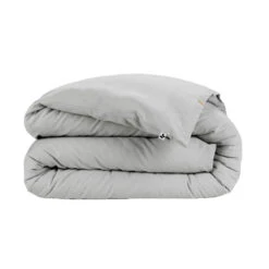 Housse De Couette Flanelle Gris