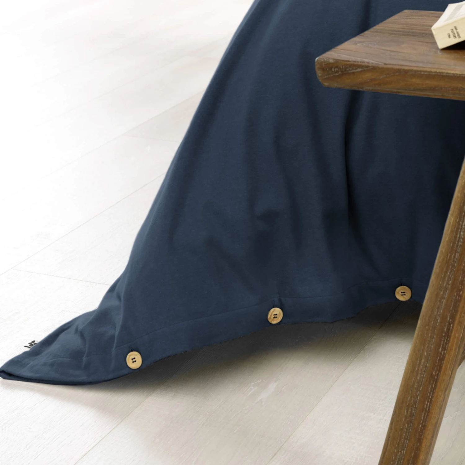 Parure De Lit Flanelle Marine 3 Parure De Lit Flanelle Marine – Image 3