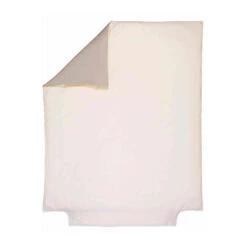 Housse De Couette Bébé Bicolore 100% Coton Bio 120x150 -Lematelas Soldes Boutique hc ecru fond blanc