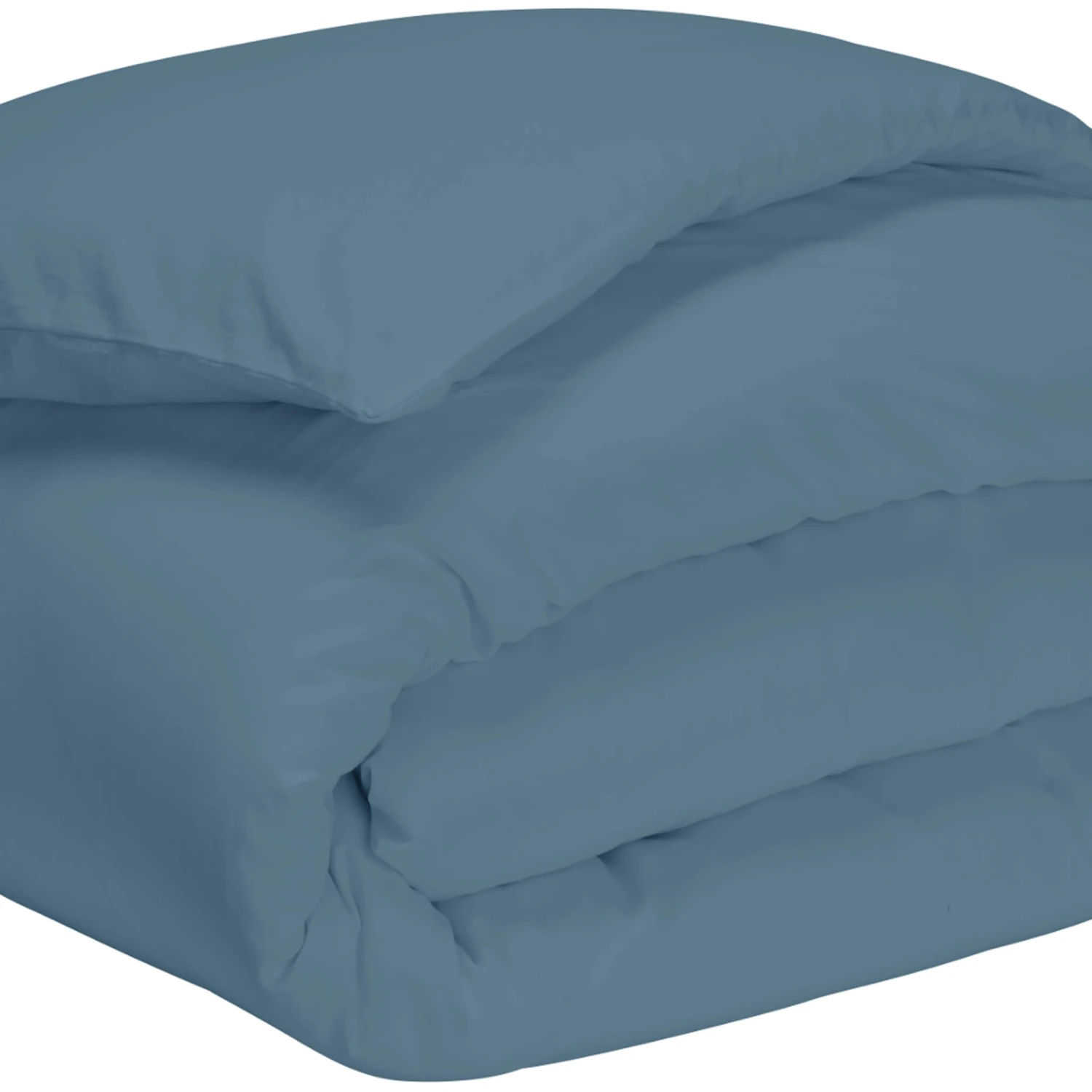 Housse De Couette Bleu Minéral 100% Coton Biologique 2 Housse De Couette Bleu Minéral 100% Coton Biologique – Image 2