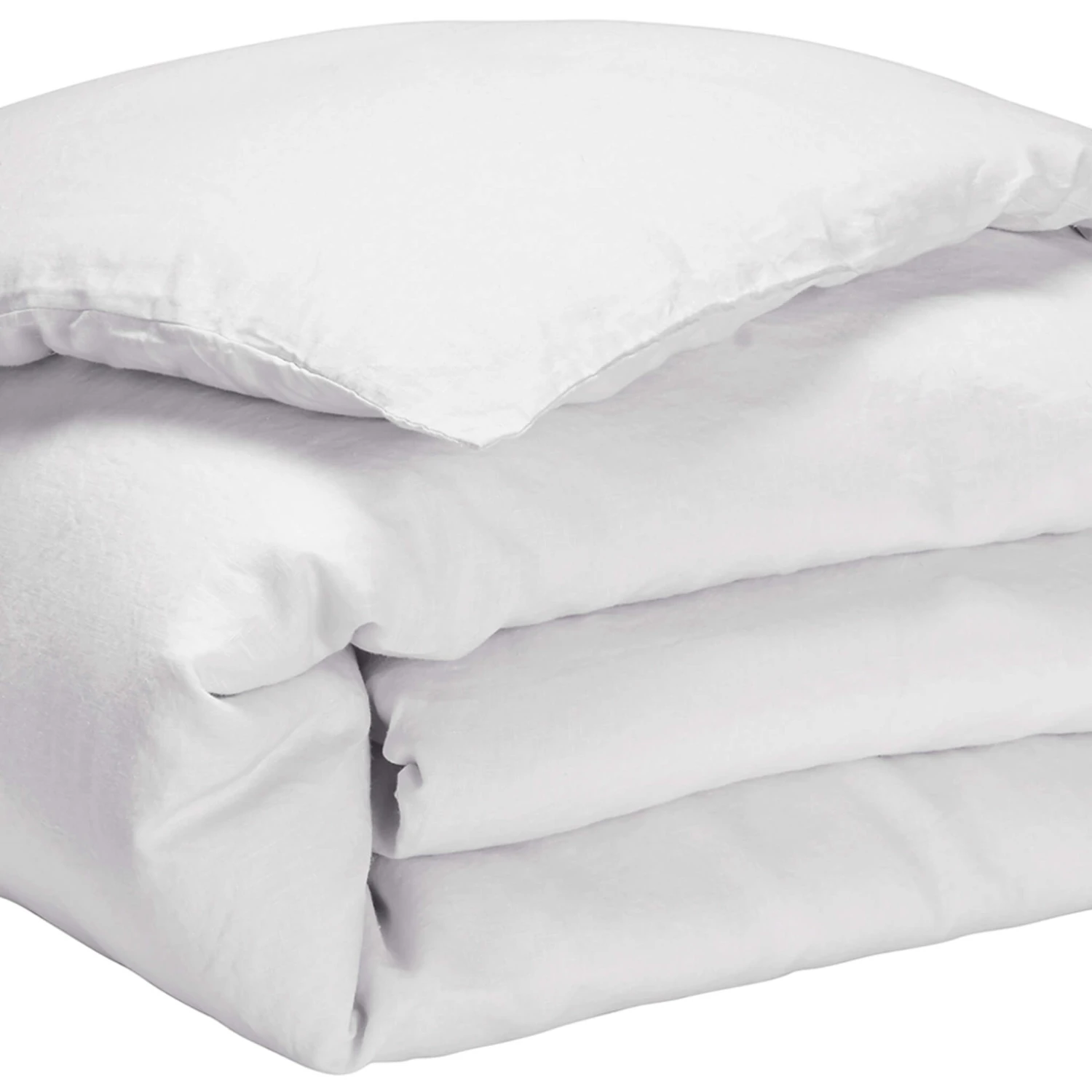 Housse De Couette Blanc 100% Lin 2 Housse De Couette Blanc 100% Lin – Image 2