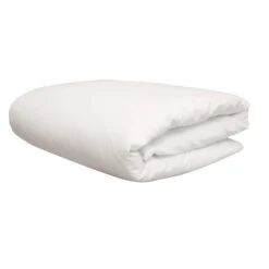 Housse De Couette Bébé Percale 80x120 -Lematelas Soldes Boutique housse couette percale blanc fond blanc2