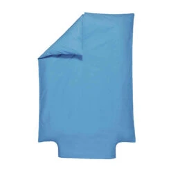 Housse De Couette Bébé 100% Coton Bio 100x140 -Lematelas Soldes Boutique housse de couette bleunordique fond blanc