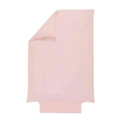 Housse De Couette Bébé Coton Bio 80x120 -Lematelas Soldes Boutique housse de couette coton rose