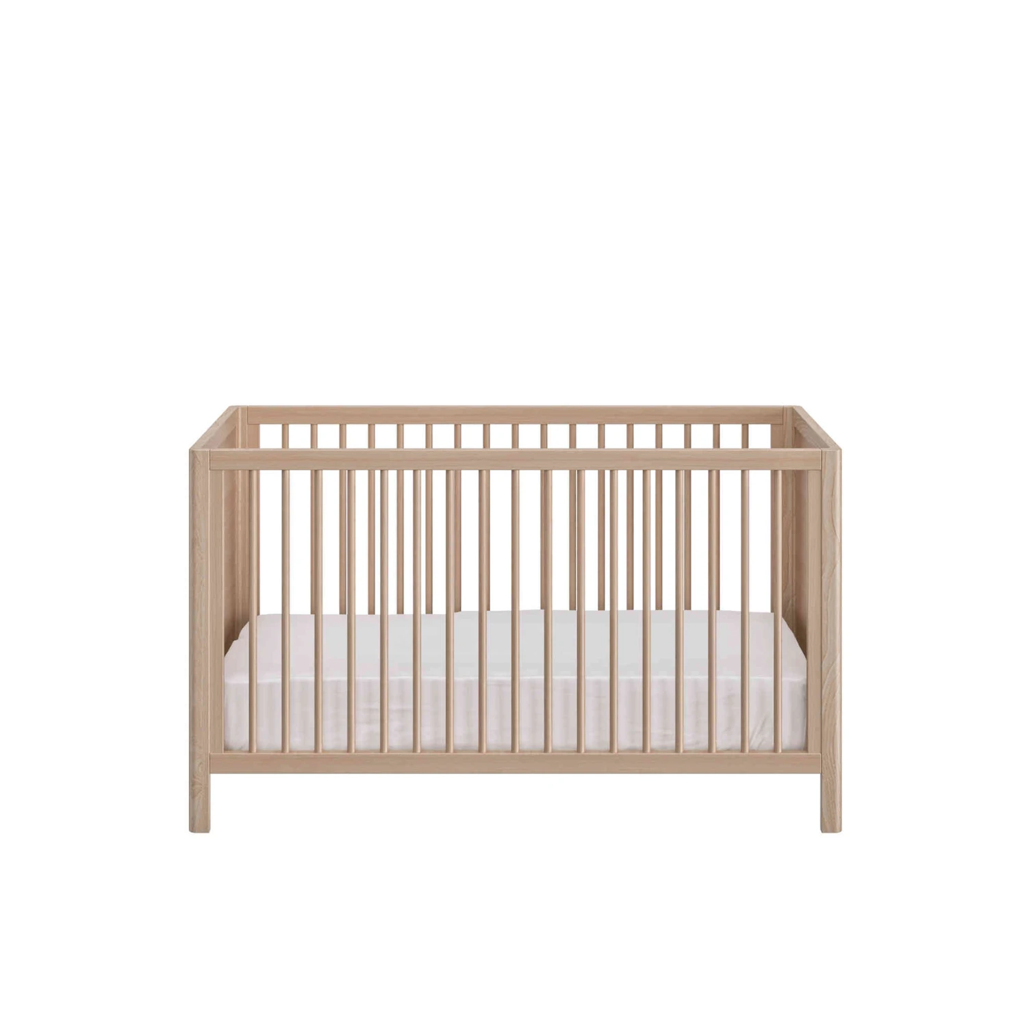 Lit Bébé à Barreaux En Bois Imitation Chêne Clair 70x140 - LT5050-1 3 Lit Bébé à Barreaux En Bois Imitation Chêne Clair 70x140 - LT5050-1 – Image 3