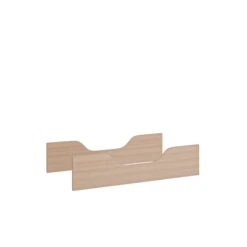 Lit Bébé à Barreaux En Bois Imitation Chêne Clair 70x140 Avec Pans 140 Cm - LT5050-2 -Lematelas Soldes Boutique lit anatole pans 4