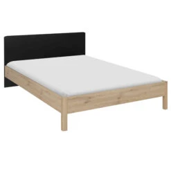 Lit Enfant En Bois Imitation Chêne Clair Et Noir - LT5051 5 Lit Enfant En Bois Imitation Chêne Clair Et Noir - LT5051 -Lematelas Soldes Boutique lit arthus 2 fond blanc