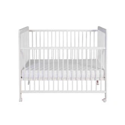 Lit Bébé Coulissant à Barreaux 60x120 -Lematelas Soldes Boutique lit b b coulissant barreaux 60x120 fond blanc