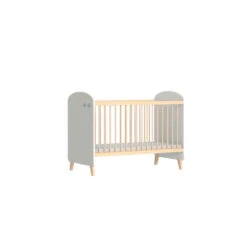 Lit Bébé En Bois Réglable En Hauteur SENJA 60x120