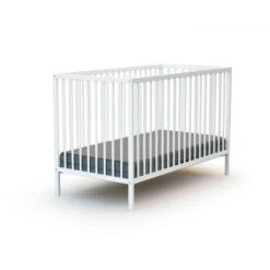 Lit Bébé En Bois Massif 60x120 9 Lit Bébé En Bois Massif 60x120 -Lematelas Soldes Boutique lit bebe fixe blanc webaby 60x120 fond blanc 1