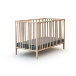 Lit Bébé En Bois Massif 60x120