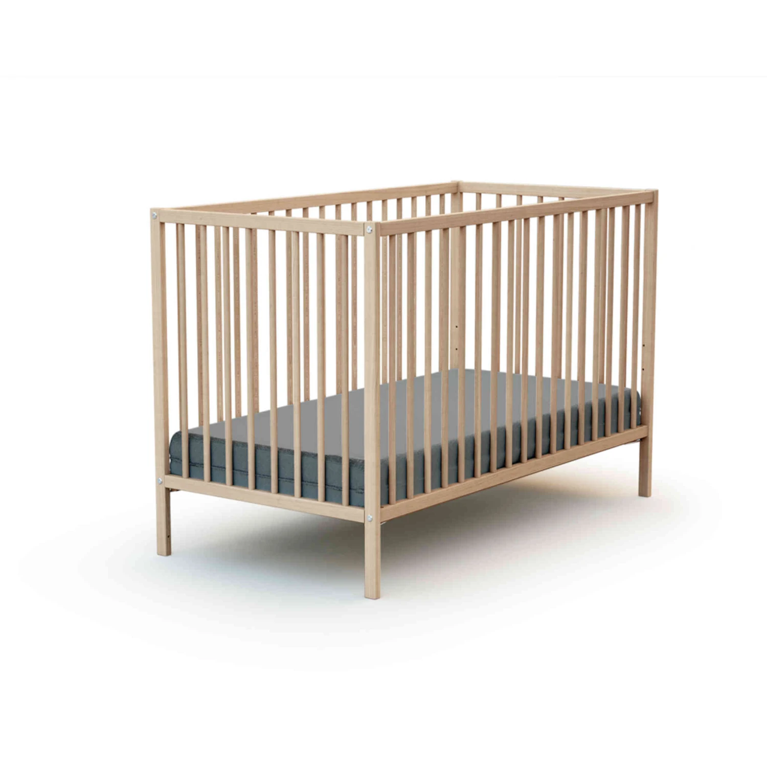 Lit Bébé En Bois Massif 60x120 1 Lit Bébé En Bois Massif 60x120