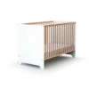 Lit Bébé En Bois Blanc Avec Sommier Réglable En Hauteur GAVROCHE 60x120