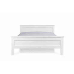 Lit En Bois Coloris Blanc - LT7009 -Lematelas Soldes Boutique lit blanc 1 3