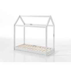 Lit Cabane Enfant En Bois Blanc - Terre De Nuit -Lematelas Soldes Boutique lit cabane blanc 4
