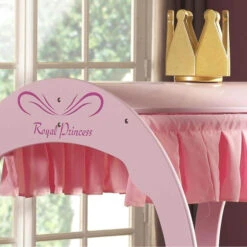 Lit Enfant Calèche Rose 90x200 -Lematelas Soldes Boutique lit caleche ambiance 1