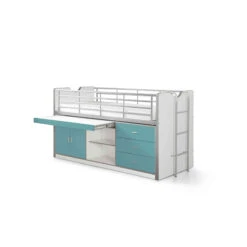 Lit Compact Enfant 90x200 Turquoise - Terre De Nuit