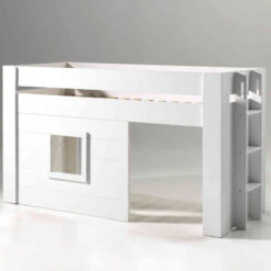 Lit Compact Enfant 90x200 Blanc - Terre De Nuit